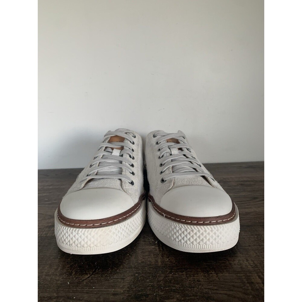 Allen Edmonds "PASADENA" Suede Dress Sneakers Men's Shoes Size 8.5 D Off White - Picture 8 of 11